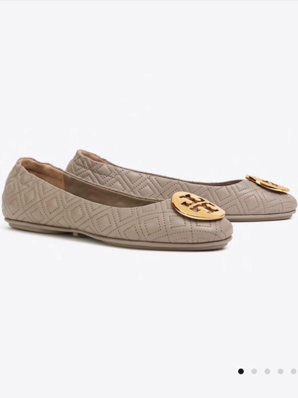 Tory Burch MINNIE TRAVEL BALLET FLAT, QUILTED LEATHER